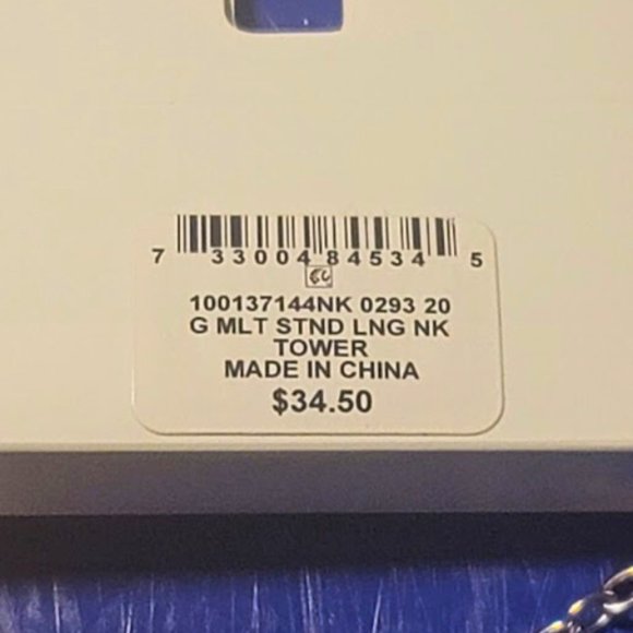 NWT Gold Faux Pearl & Bead Layered Strand Necklace 17" STYLE & CO - Picture 8 of 10